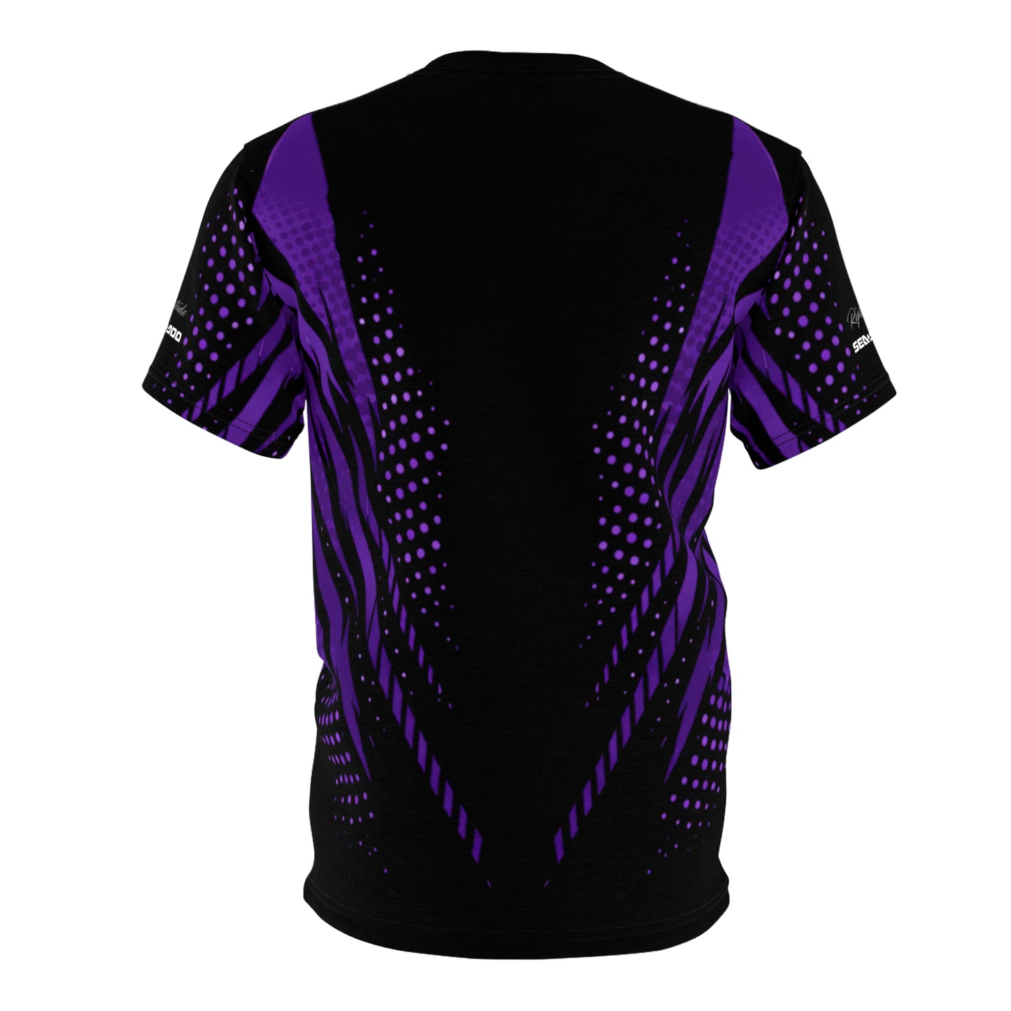 RXPX Cyber Racing Dri Fit Tee — Midnight Purple & Black All-Over Print