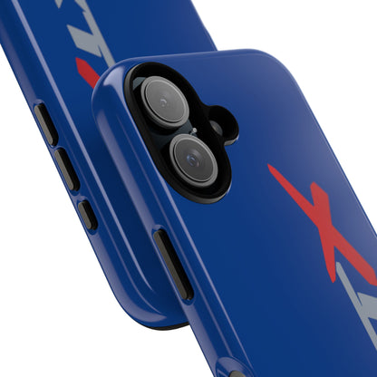 RXTX Tough Phone Case Protective Cover - iPhone Samsung Google Pixel Dark Blue