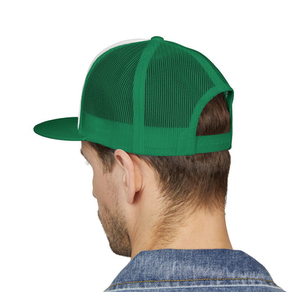 RXPX Embroidered Snap Back Trucker Cap - 5-Panel Mesh Hat