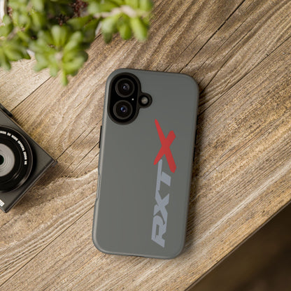 RXTX Tough Phone Case Protective Cover - iPhone Samsung Google Pixel -Dark Grey