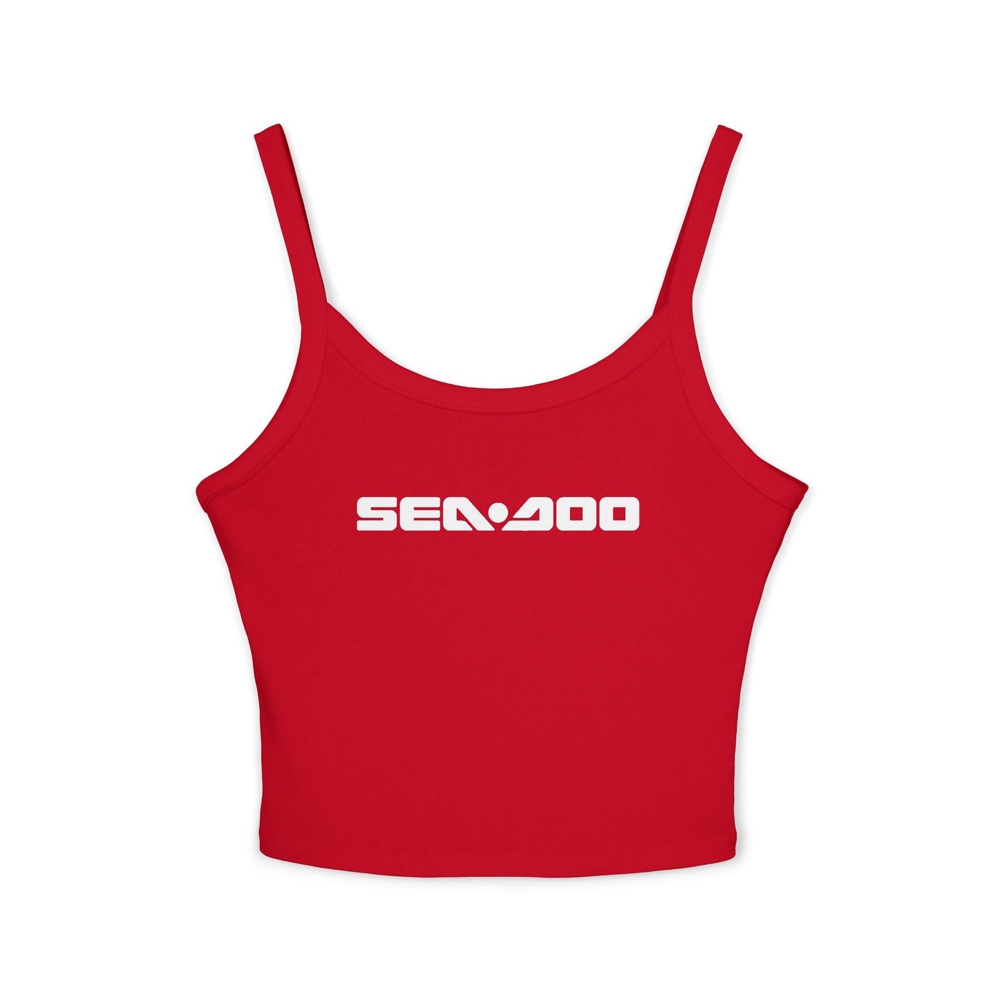 Sea-Doo Sexy 2000 Crop Tank Top — Women’s Spaghetti Strap Graphic Tank
