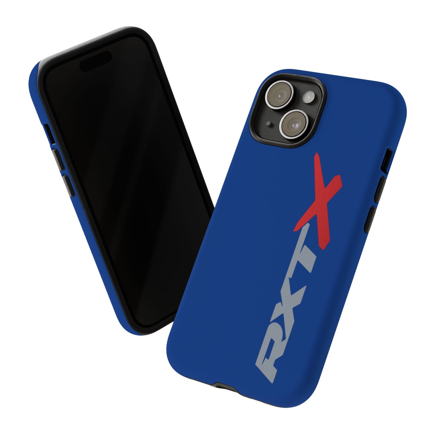 RXTX Tough Phone Case Protective Cover - iPhone Samsung Google Pixel Dark Blue