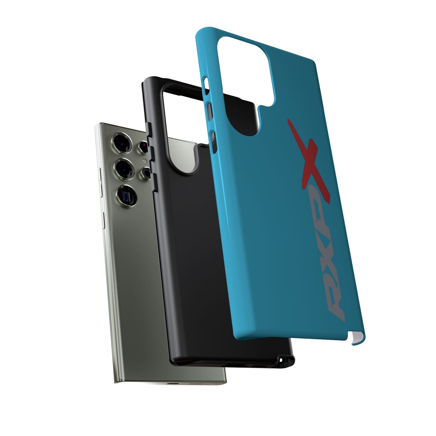 RXPX Tough Phone Case — iPhone Samsung Google Pixel Protective Cover Turquoise