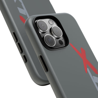 RXTX Tough Phone Case Protective Cover - iPhone Samsung Google Pixel -Dark Grey