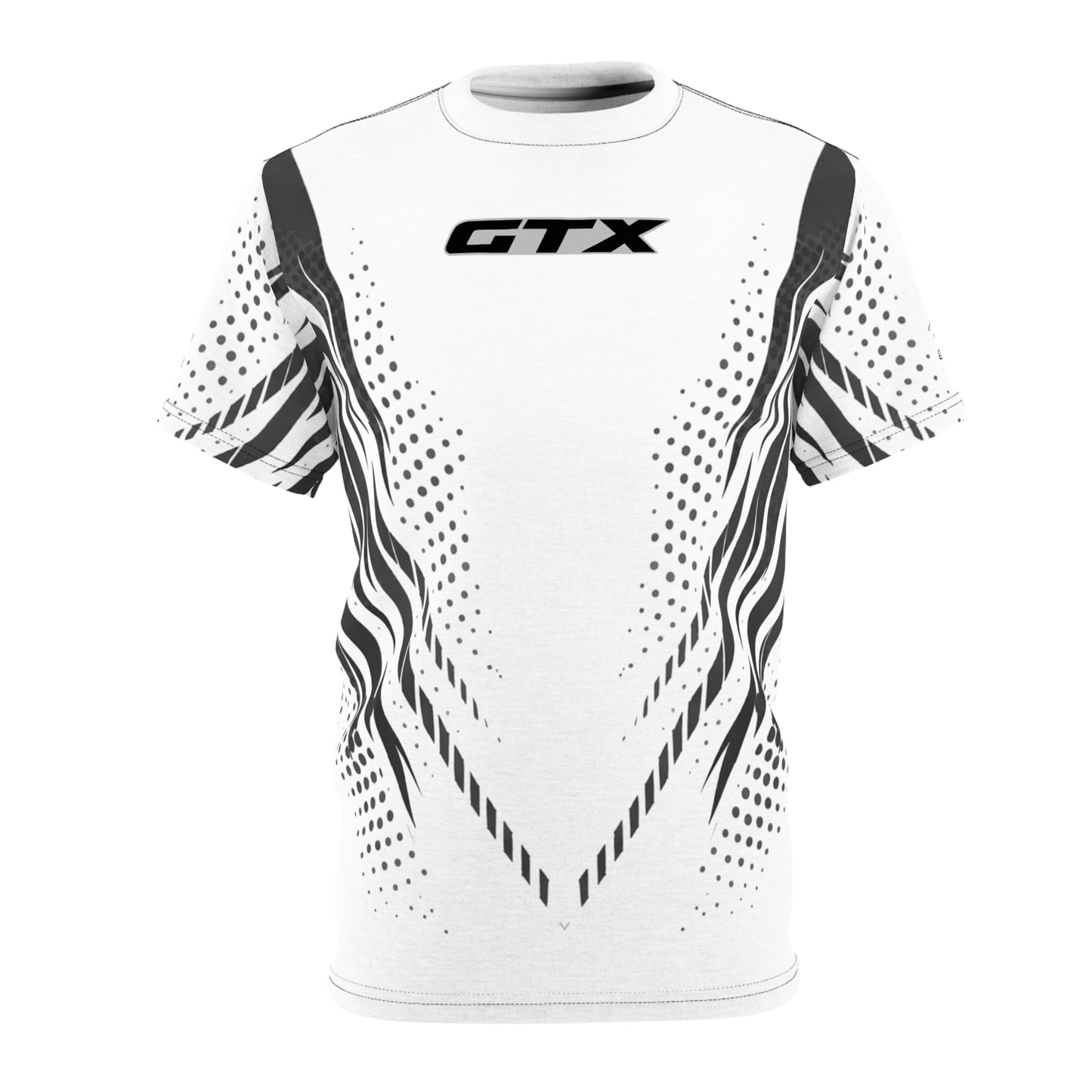 SeaDoo GTX X-Team Cyber Racing Dri Fit Tee — Grey & White All-Over Print