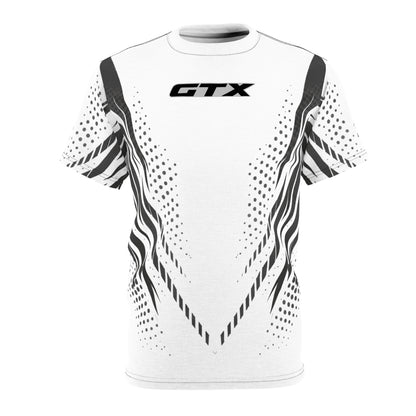SeaDoo GTX X-Team Cyber Racing Dri Fit Tee — Grey & White All-Over Print