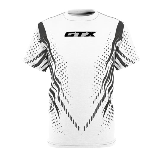 SeaDoo GTX X-Team Cyber Racing Dri Fit Tee — Grey & White All-Over Print
