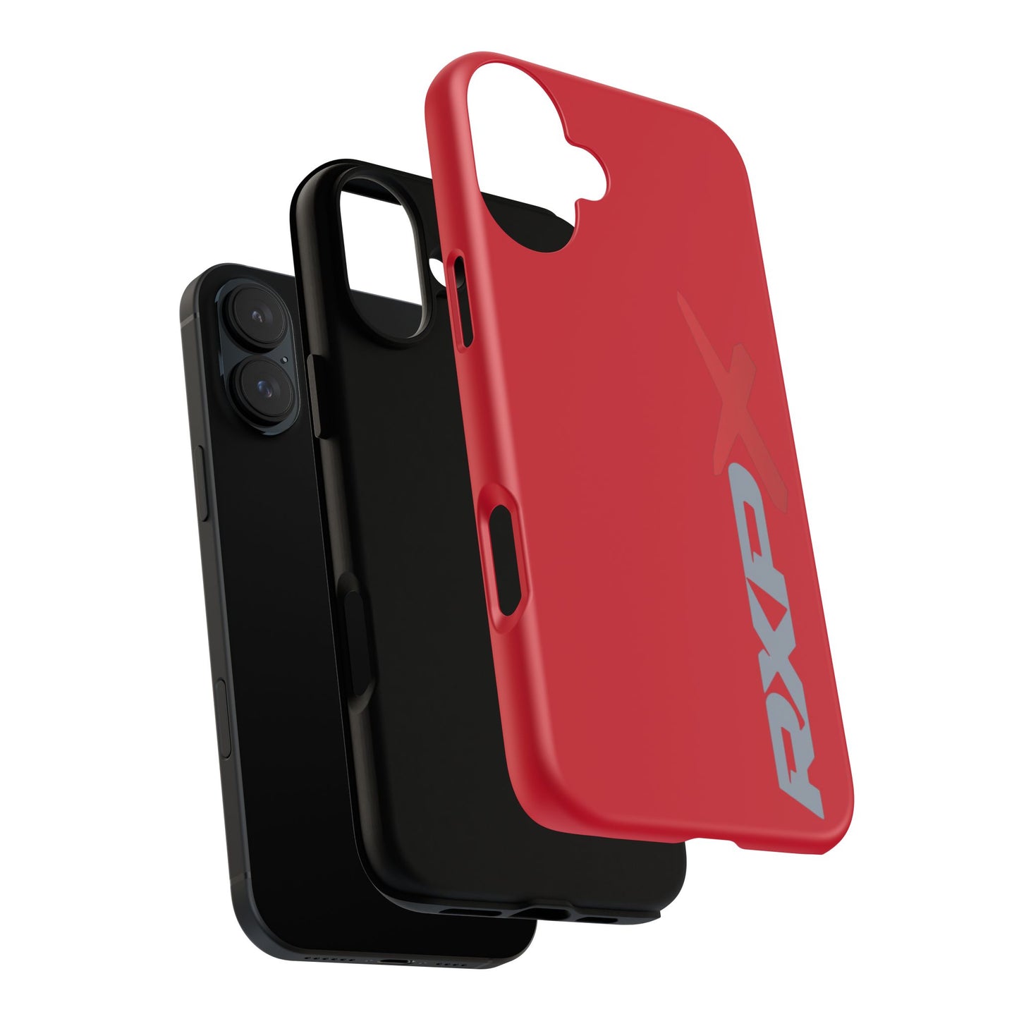 RXPX Tough Phone Case Protective Cover - iPhone Samsung Google Pixel - Red