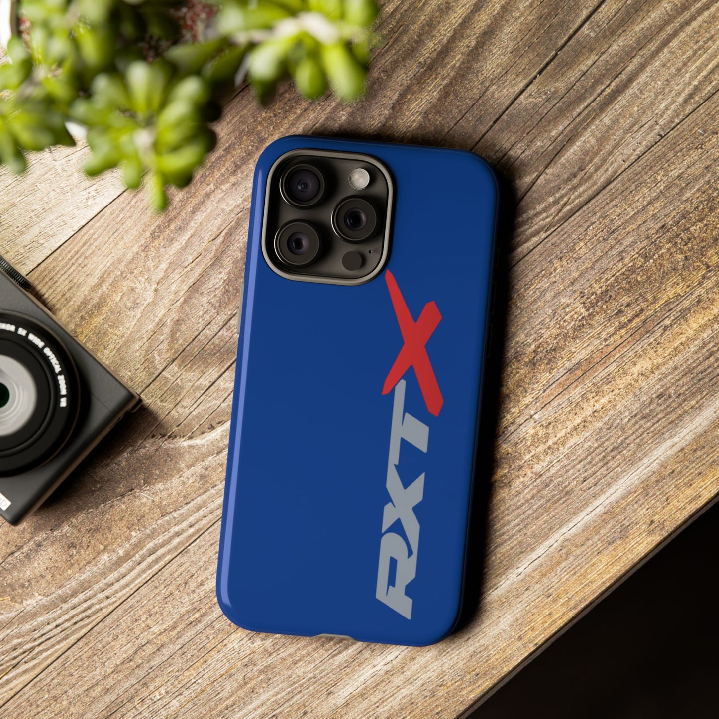 RXTX Tough Phone Case Protective Cover - iPhone Samsung Google Pixel Dark Blue