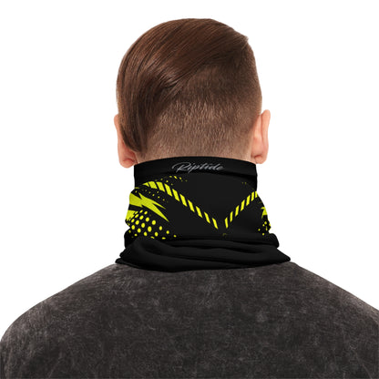 SeaDoo RXPX Racing Neck Gaiter — Manta Green & Black Midweight Face Shield Mask