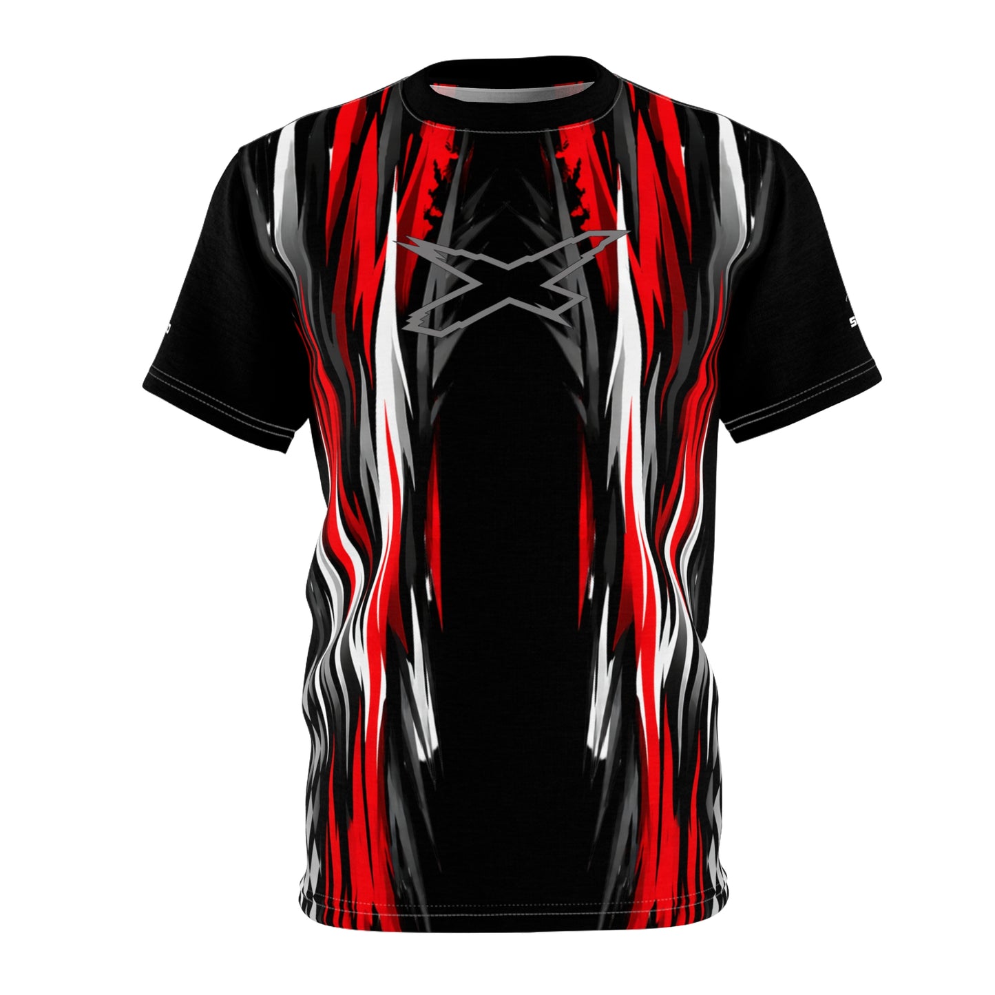 SeaDoo X-Team Racing Graphic Tee — Red & Black All-Over Print