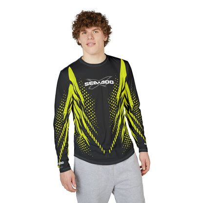 Men's SeaDoo X-Team Performance UPF Protection UV Long Sleeve Shirt — Manta Green