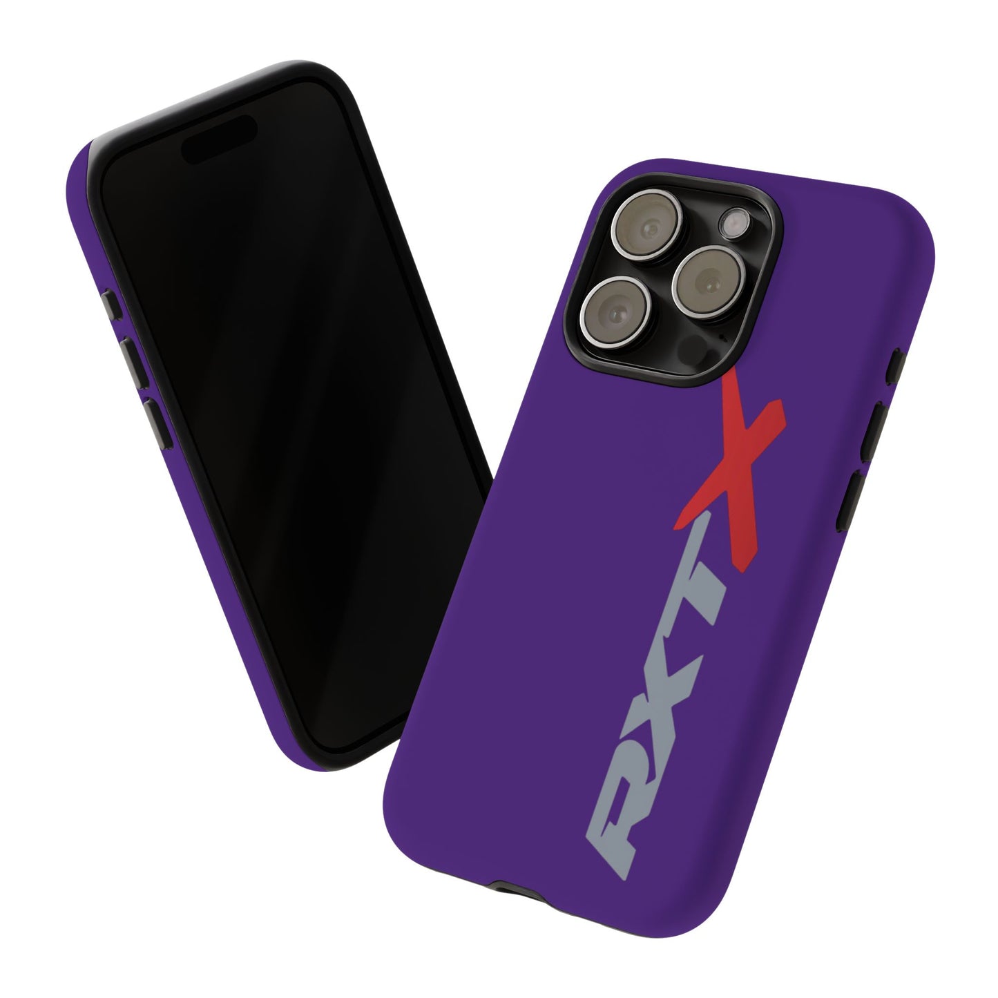 RXTX Tough Phone Case Protective Cover - iPhone Samsung Google Pixel Purple