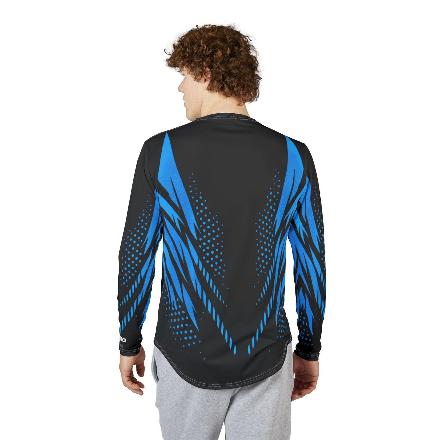 Men's SeaDoo X-Team Performance UPF Protection UV Long Sleeve Shirt — Gulfstream Blue