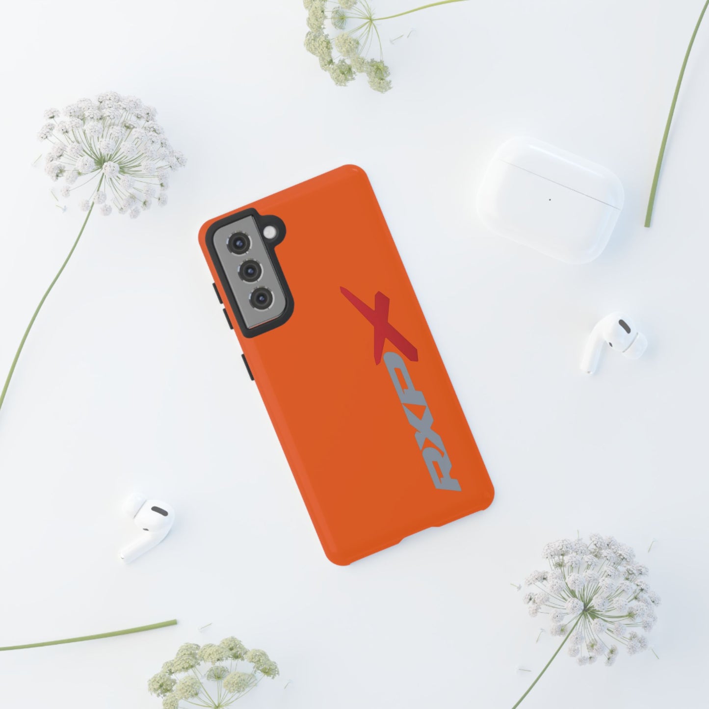 RXPX Tough Phone Case Protective Cover - iPhone Samsung Google Pixel - Orange