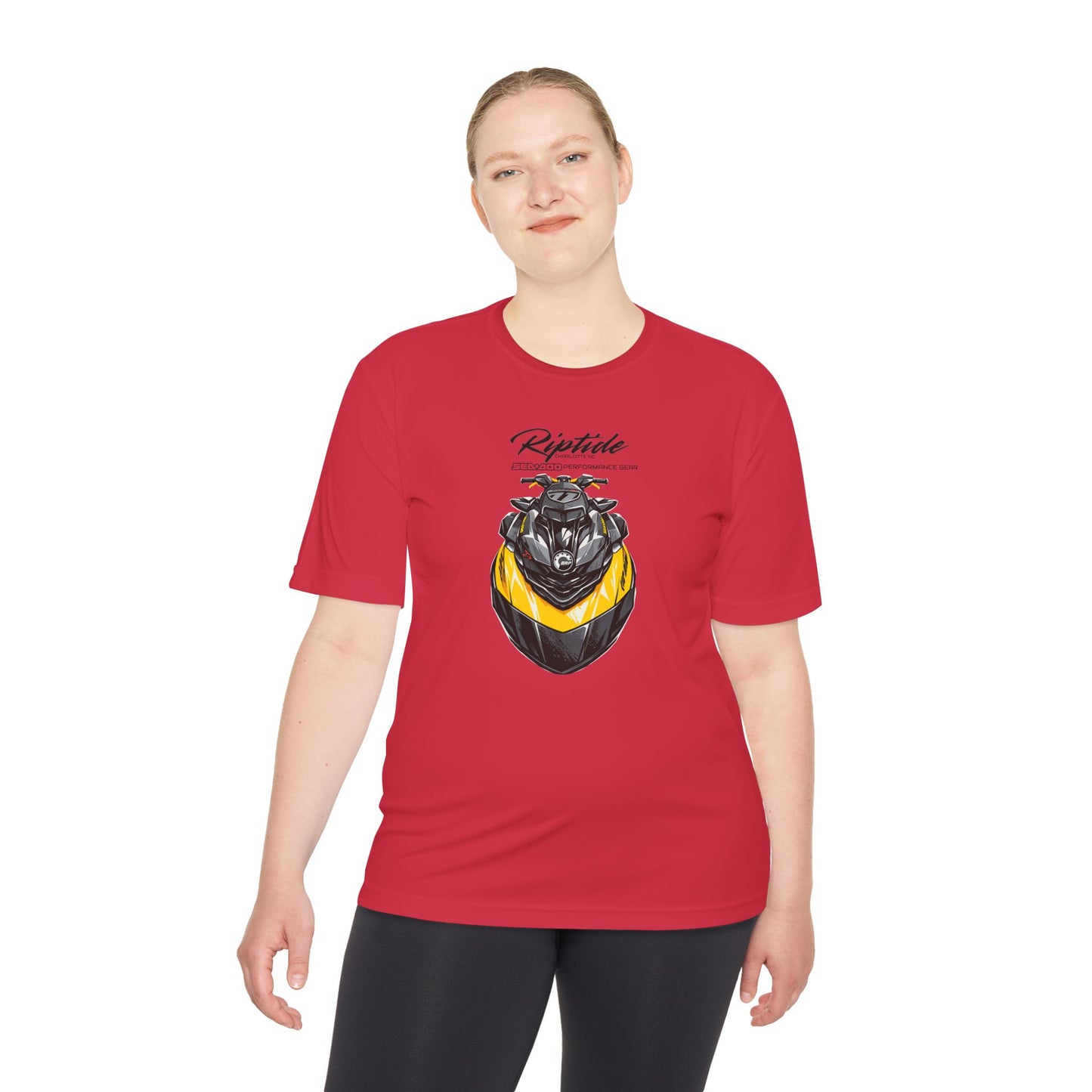 Riptide RXPX Millenium Yellow  Graphic Tee — Moisture-Wicking Performance Shirt