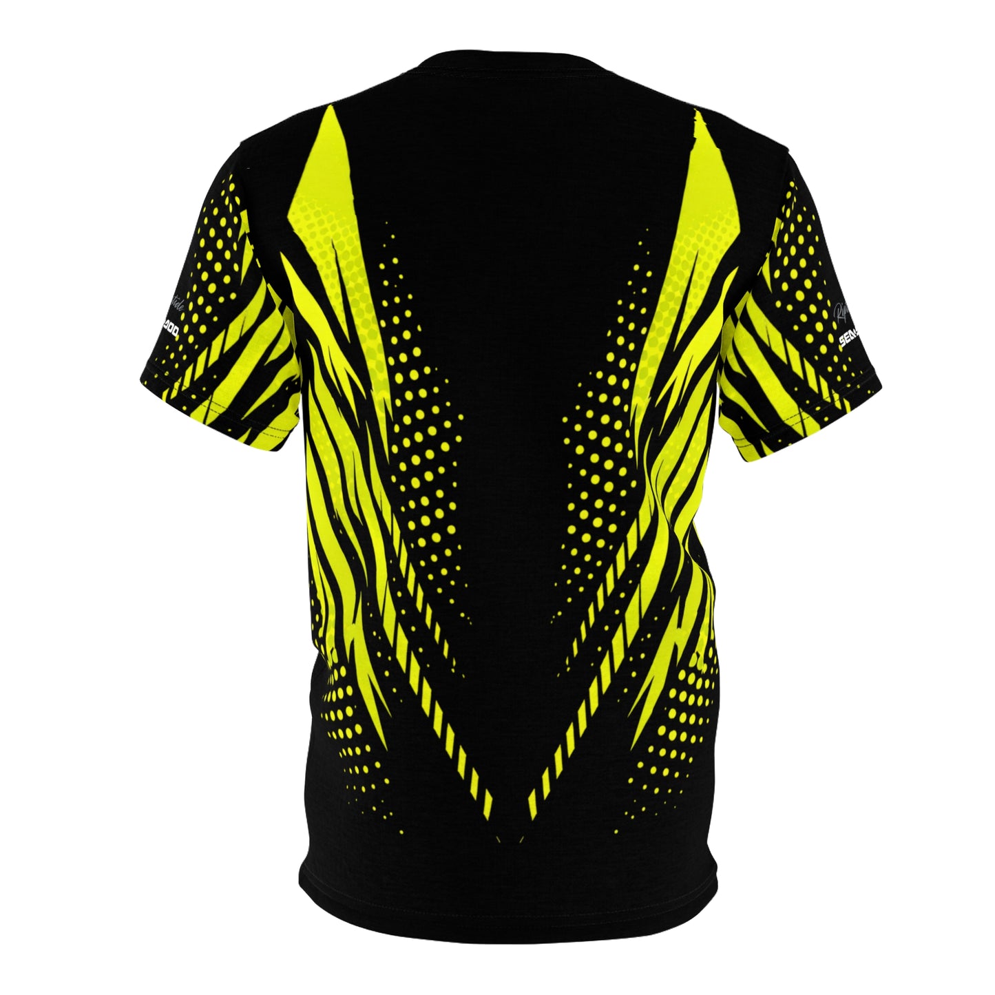SeaDoo RXTX X-Team Cyber Racing Dri Fit Tee — Manta Green & Black All-Over Print