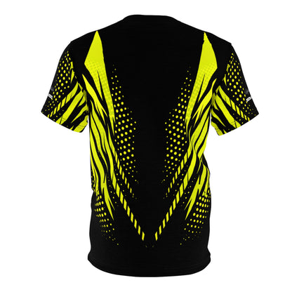 SeaDoo RXTX X-Team Cyber Racing Dri Fit Tee — Manta Green & Black All-Over Print