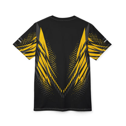 SeaDoo RXPX X-Team Cyber Racing Dri Fit Tee — Millenium Yellow Grey & Black All-Over Print