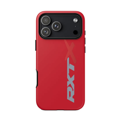 RXTX Tough Phone Case Protective Cover - iPhone Samsung Google Pixel Red