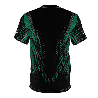SeaDoo RXPX X-Team Cyber Racing Dri Fit Tee — Apex Racing Green & Carbon Fiber All-Over Print