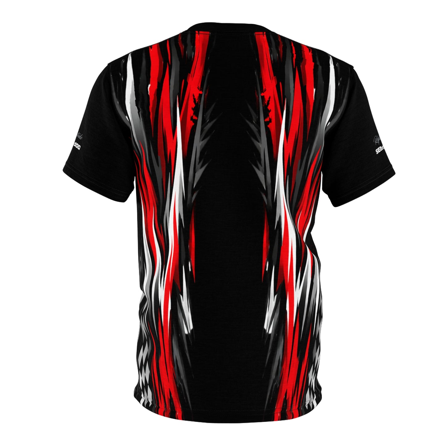 SeaDoo RXTX Racing Graphic Tee — Red & Black All-Over Print