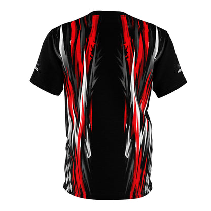 SeaDoo RXTX Racing Graphic Tee — Red & Black All-Over Print