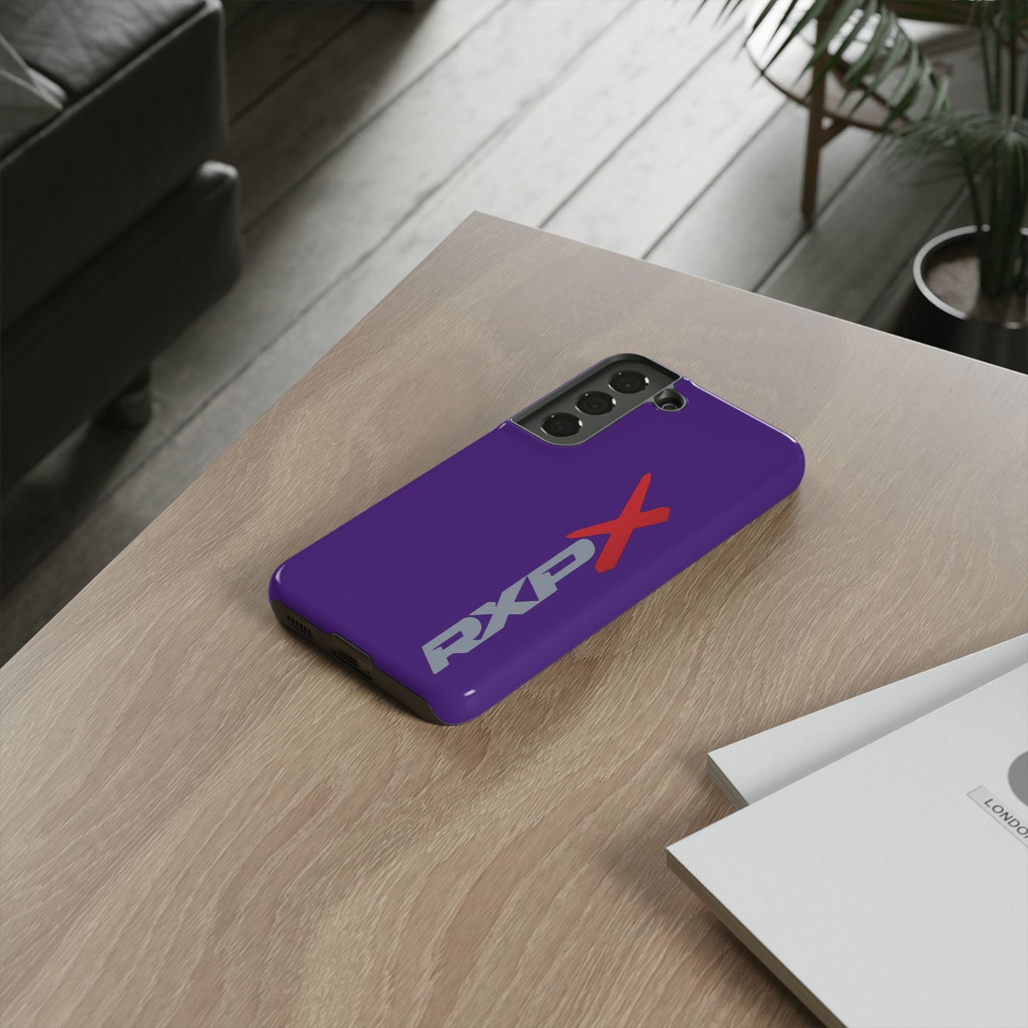 RXPX Tough Phone Case Protective Cover - iPhone Samsung Google Pixel - Purple