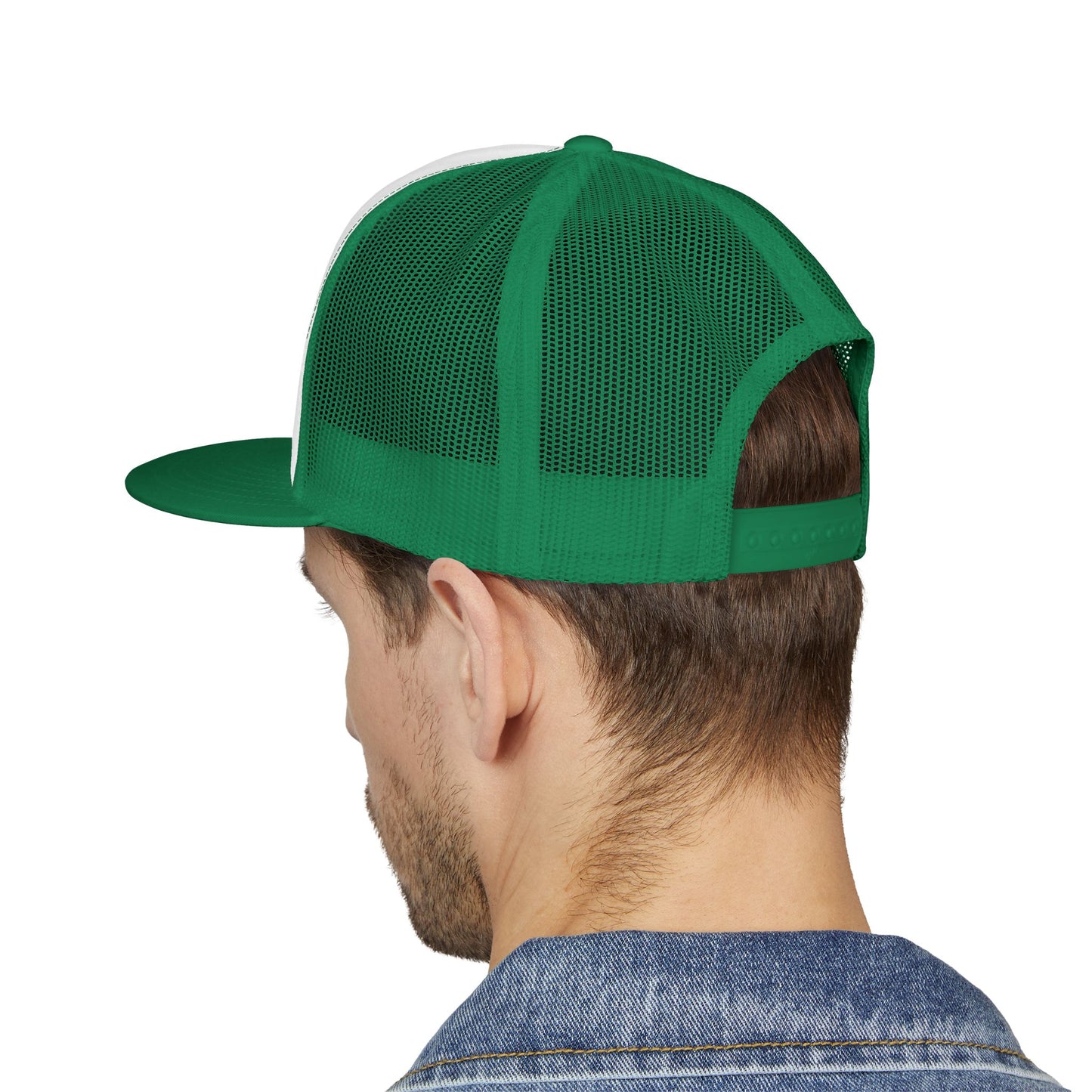 SeaDoo X-Team Performance Embroidered Trucker Cap — Mesh 5-Panel Hat Red Outline