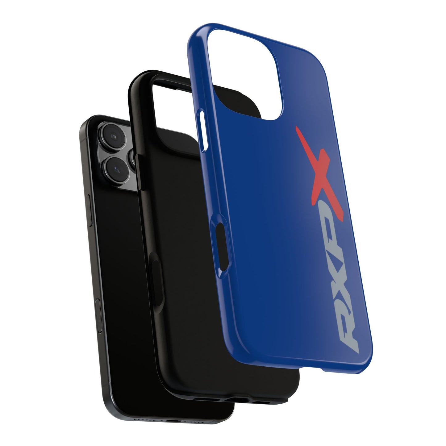 RXPX Tough Phone Case Protective Cover - iPhone Samsung Google Pixel - Dark Blue