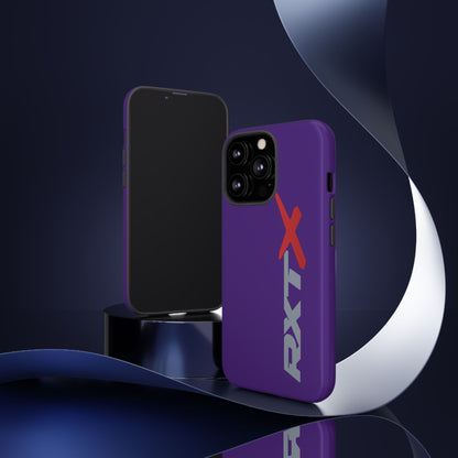 RXTX Tough Phone Case Protective Cover - iPhone Samsung Google Pixel Purple