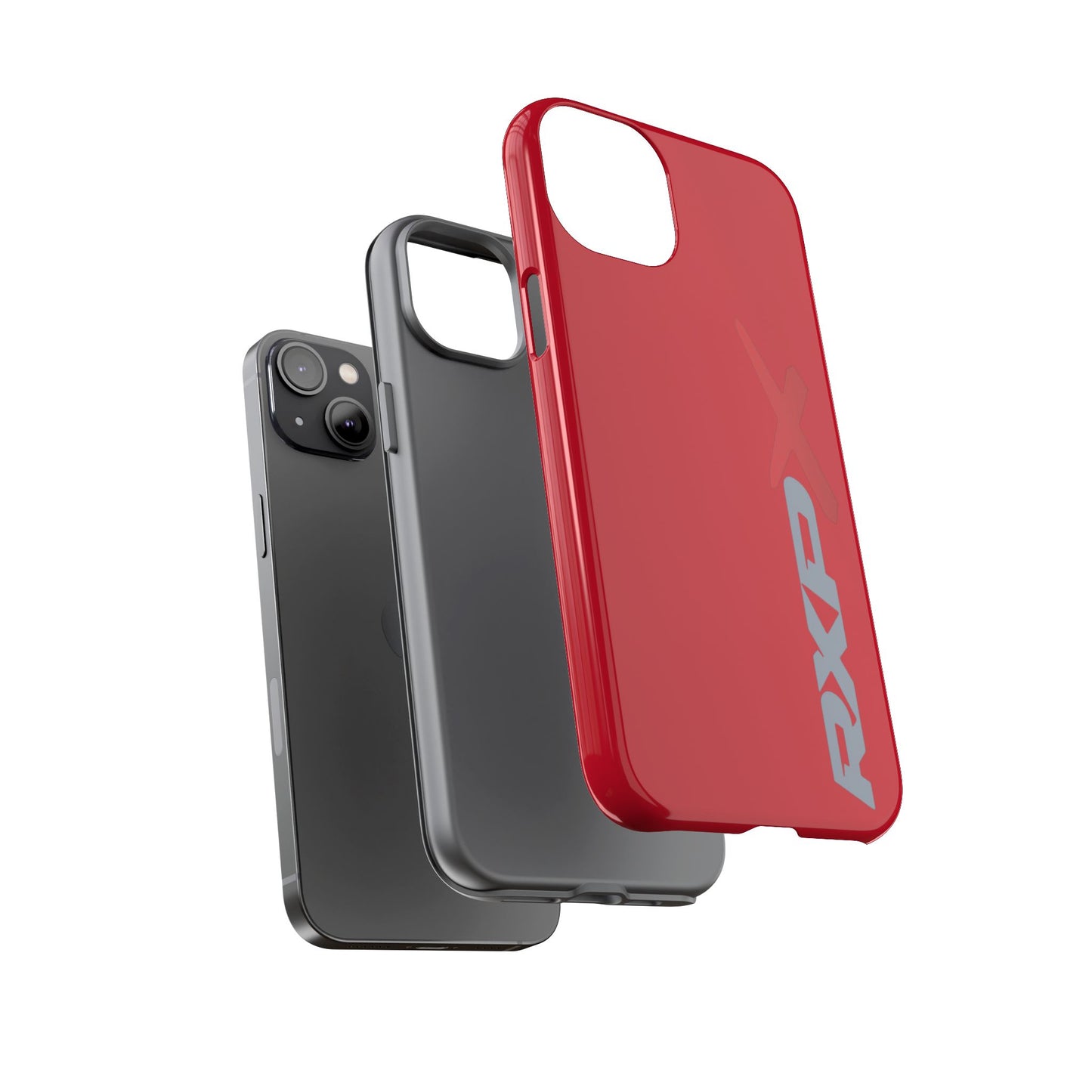 RXPX Tough Phone Case Protective Cover - iPhone Samsung Google Pixel - Red