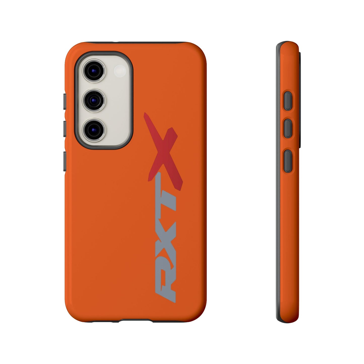 RXTX Tough Phone Case Protective Cover - iPhone Samsung Google Pixel Orange