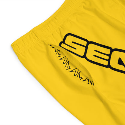 Men's X-Team Performance Board Shorts Loud— Millenium Yellow Beach Swim Trunks