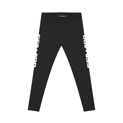 SeaDoo Leggings — Side Script Black Casual Women's Leggings