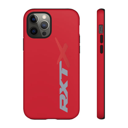RXTX Tough Phone Case Protective Cover - iPhone Samsung Google Pixel Red