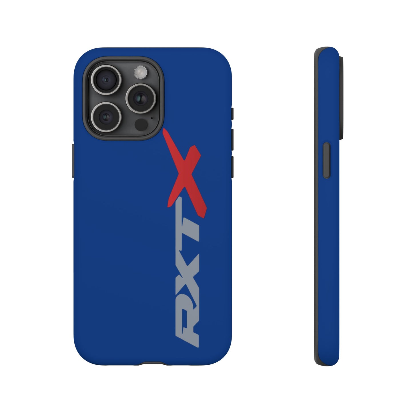 RXTX Tough Phone Case Protective Cover - iPhone Samsung Google Pixel Dark Blue