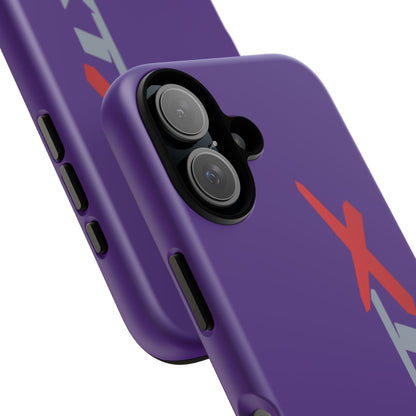 RXTX Tough Phone Case Protective Cover - iPhone Samsung Google Pixel Purple