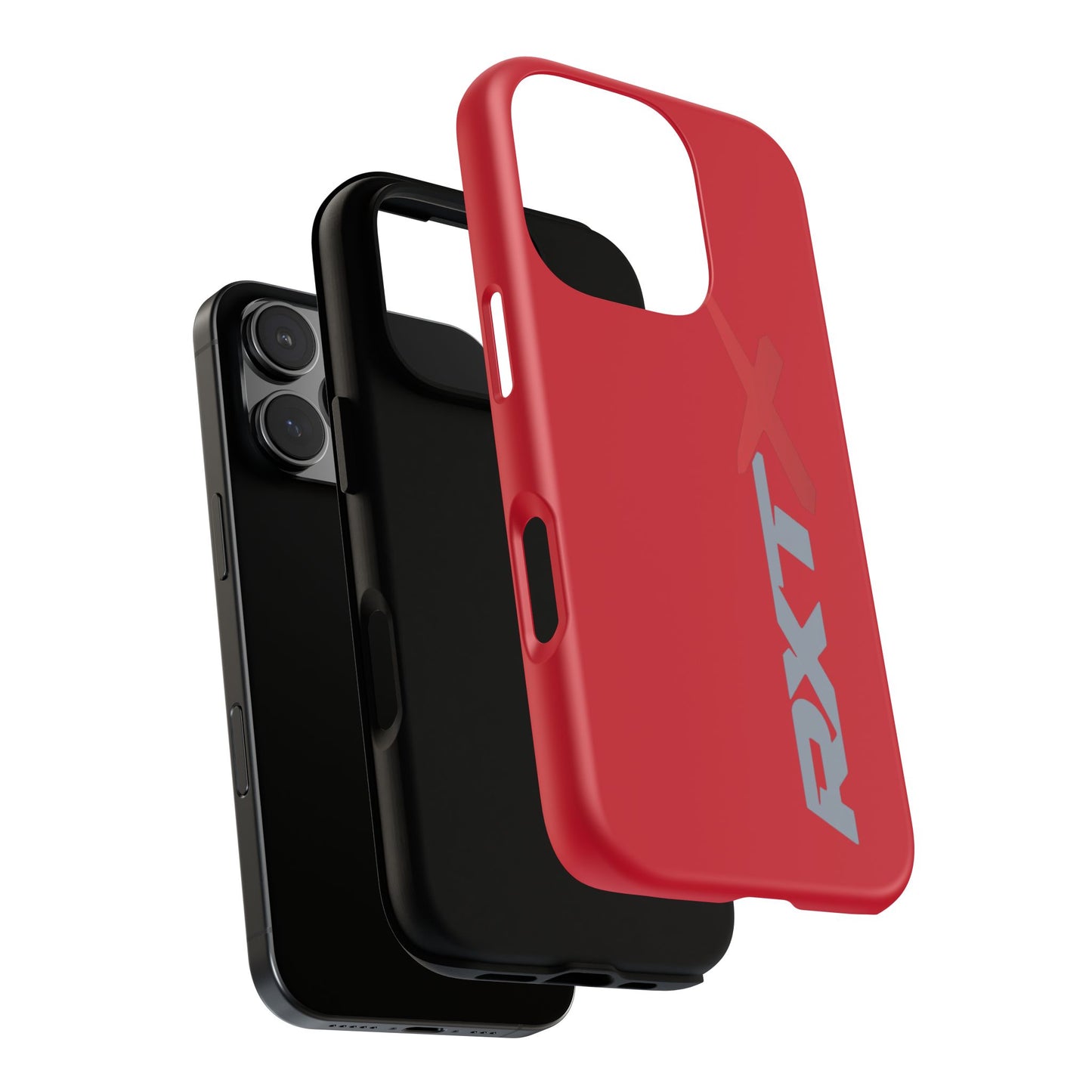 RXTX Tough Phone Case Protective Cover - iPhone Samsung Google Pixel Red