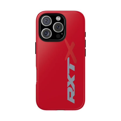 RXTX Tough Phone Case Protective Cover - iPhone Samsung Google Pixel Red