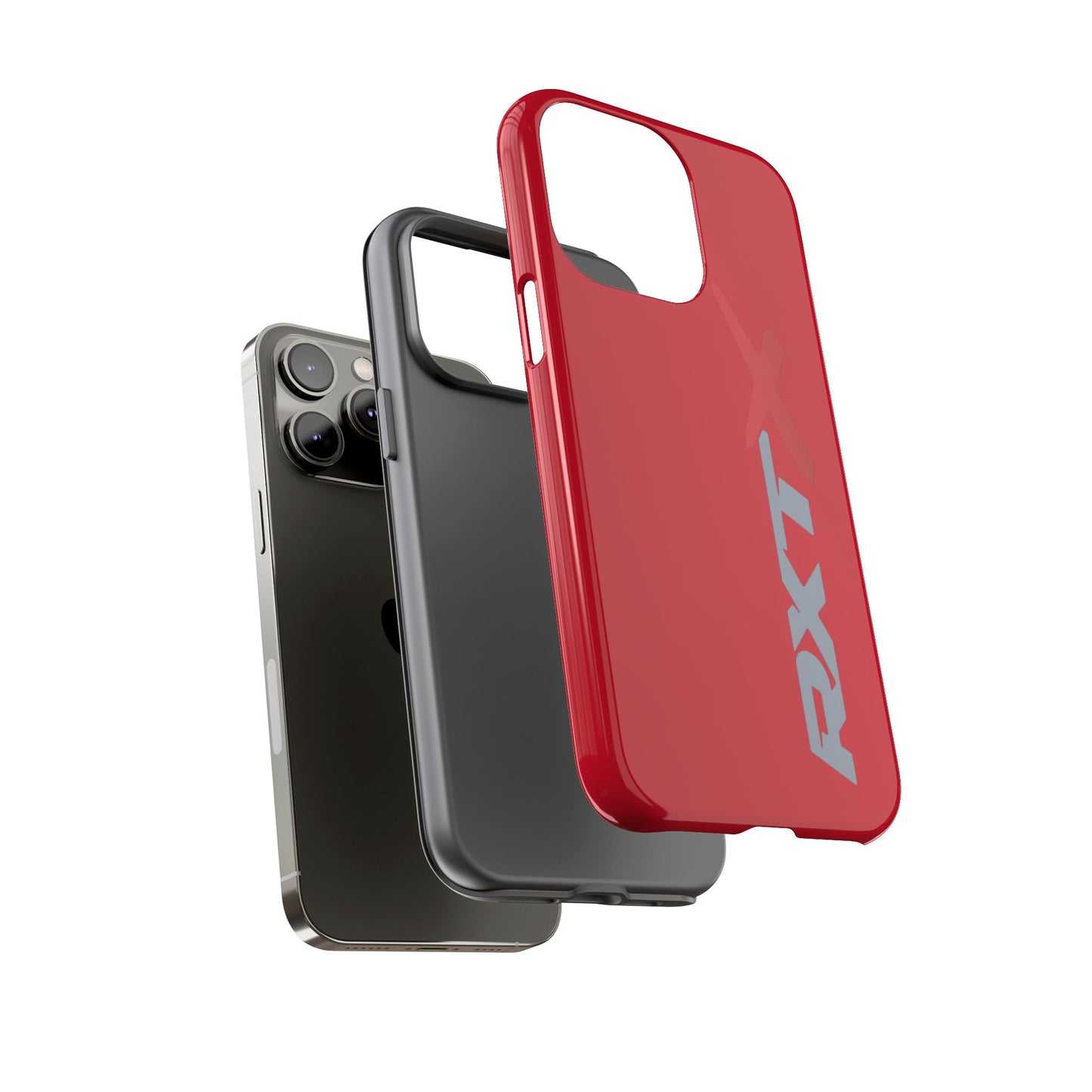 RXTX Tough Phone Case Protective Cover - iPhone Samsung Google Pixel Red