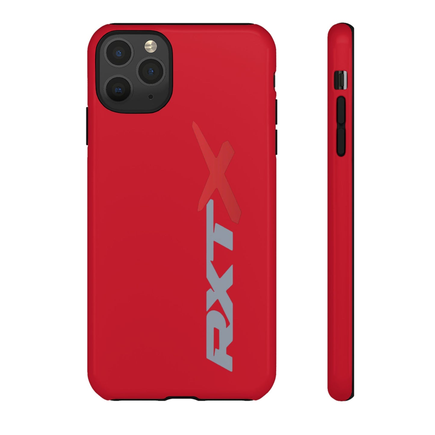 RXTX Tough Phone Case Protective Cover - iPhone Samsung Google Pixel Red