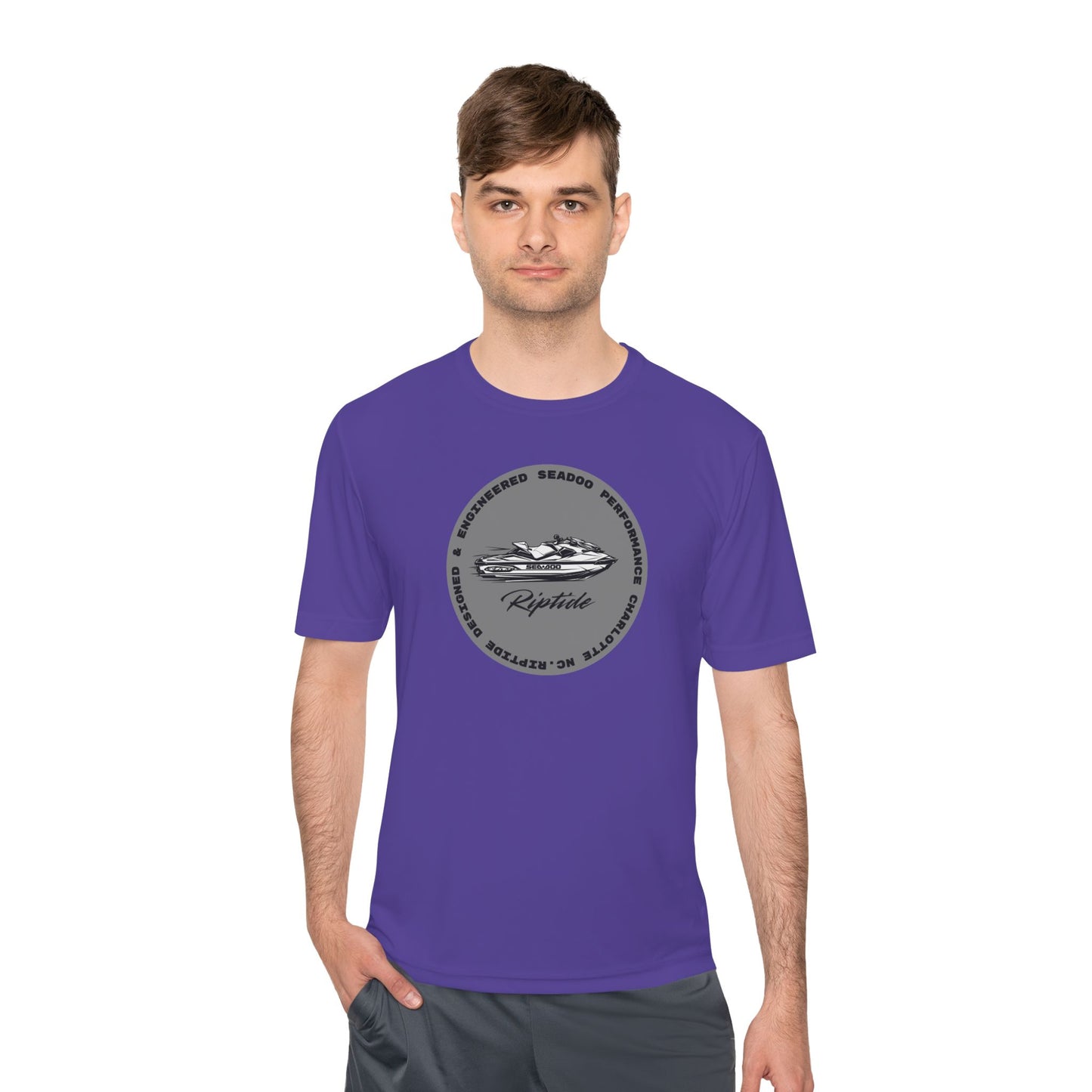 Riptide Engineered Performance Dri Fit Tee — Moisture‑Wicking Athletic Shirt