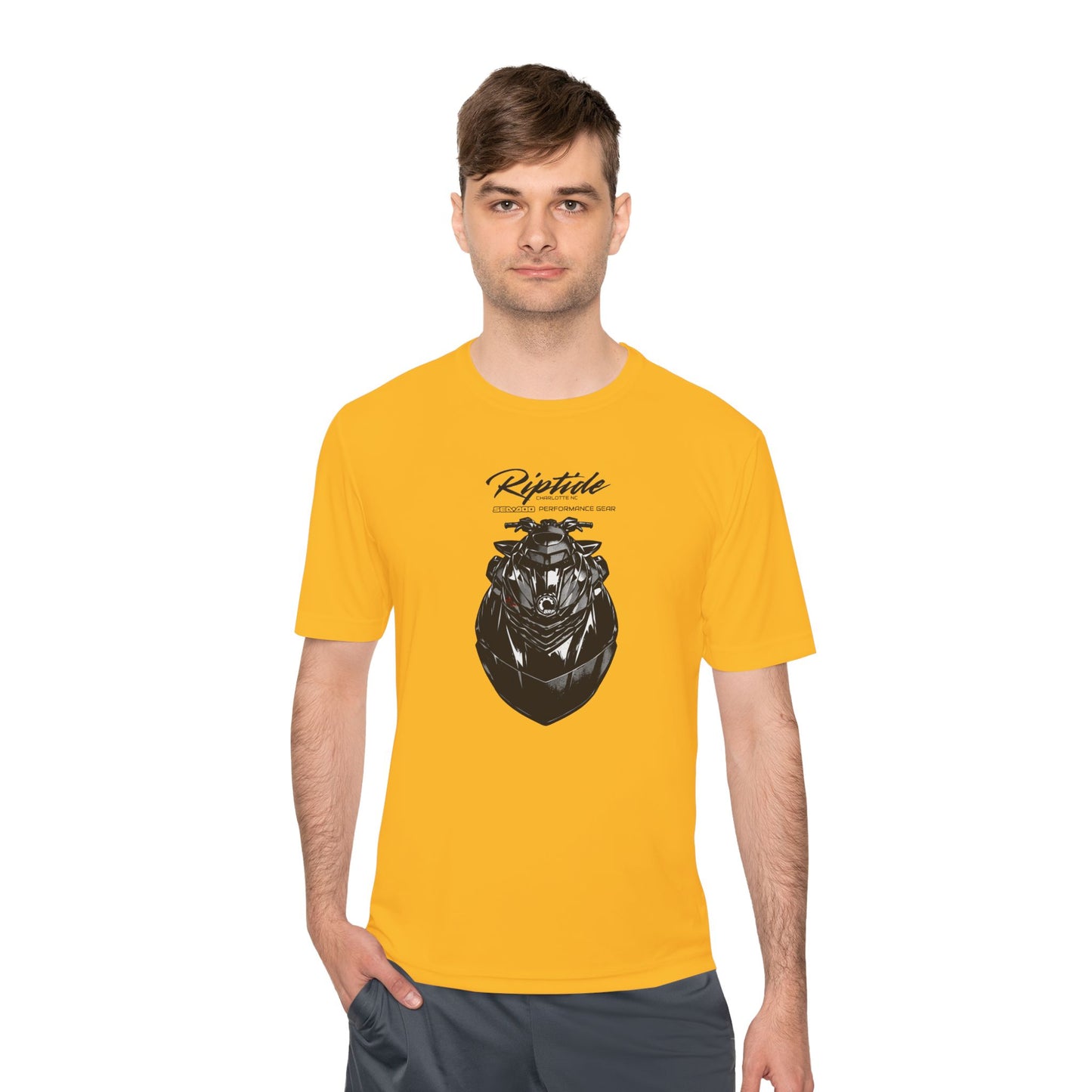 Riptide RXPX Black Out Graphic Tee — Moisture-Wicking Performance Shirt