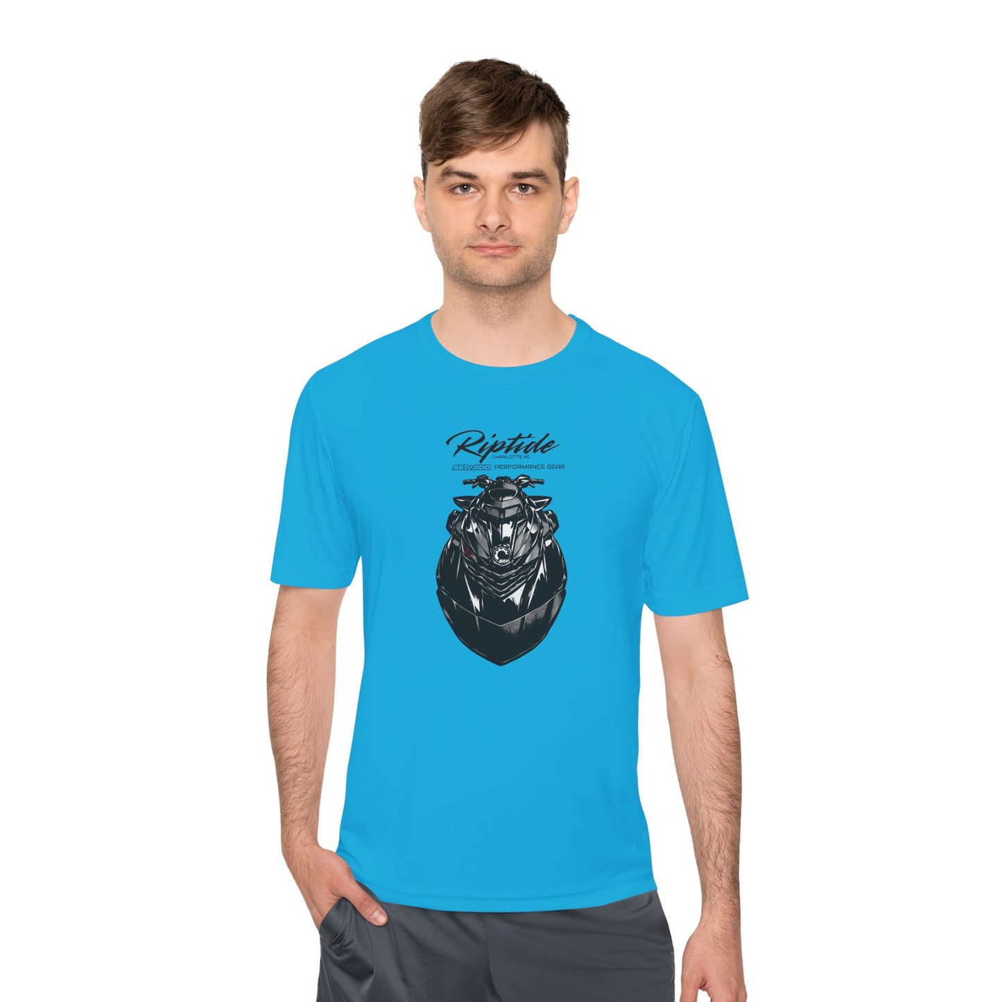 Riptide RXPX Black Out Graphic Tee — Moisture-Wicking Performance Shirt