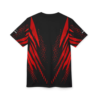 SeaDoo RXPX X-Team Cyber Racing Dri Fit Tee — Red & Black All-Over Print