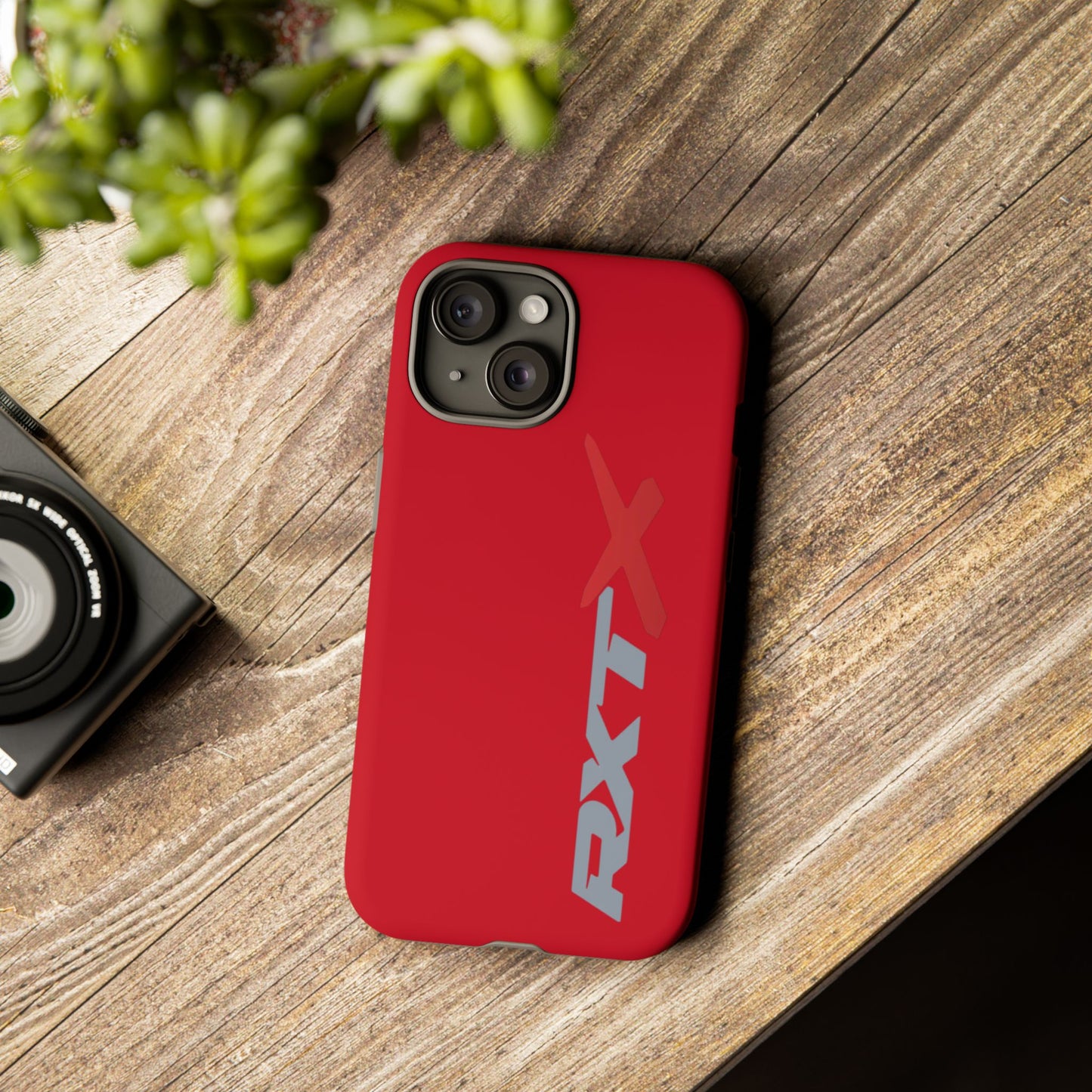 RXTX Tough Phone Case Protective Cover - iPhone Samsung Google Pixel Red