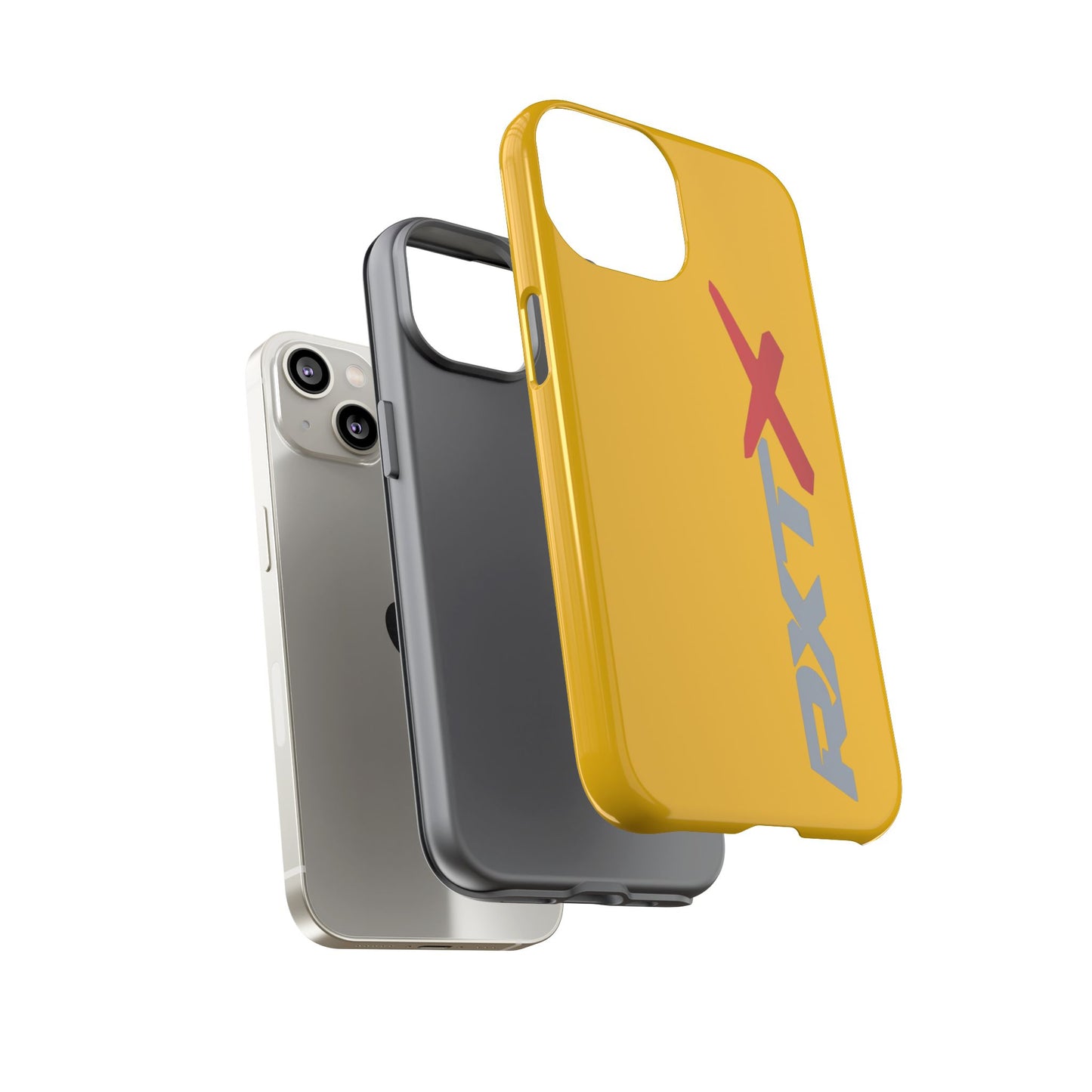 RXTX Tough Phone Case Protective Cover - iPhone Samsung Google Pixel Millenium Yellow
