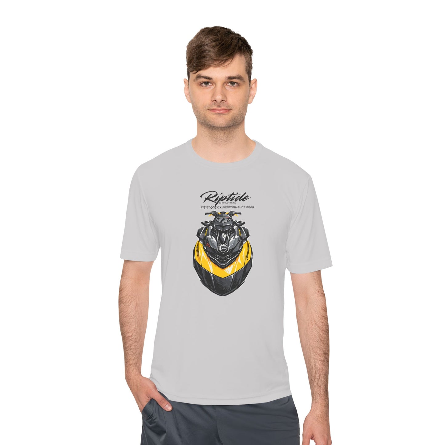Riptide RXPX Millenium Yellow  Graphic Tee — Moisture-Wicking Performance Shirt