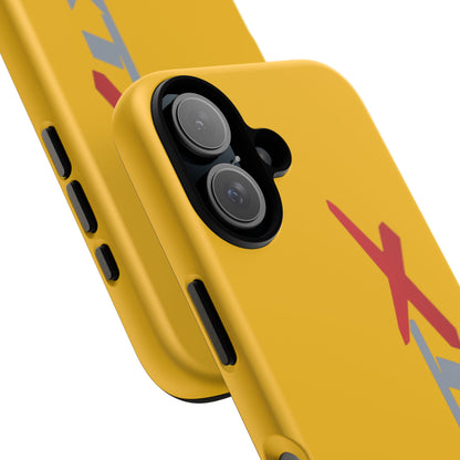 RXTX Tough Phone Case Protective Cover - iPhone Samsung Google Pixel Millenium Yellow